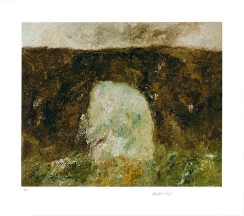 Armando (1929) Giclee Katoenpapier " De Poort" Ges Gen, Antiek en Kunst, Kunst | Litho's en Zeefdrukken, Ophalen of Verzenden