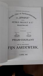 Cateloges 'Spinx 'AG voorheen Petrus Regout & CO, Antiek en Kunst, Ophalen of Verzenden