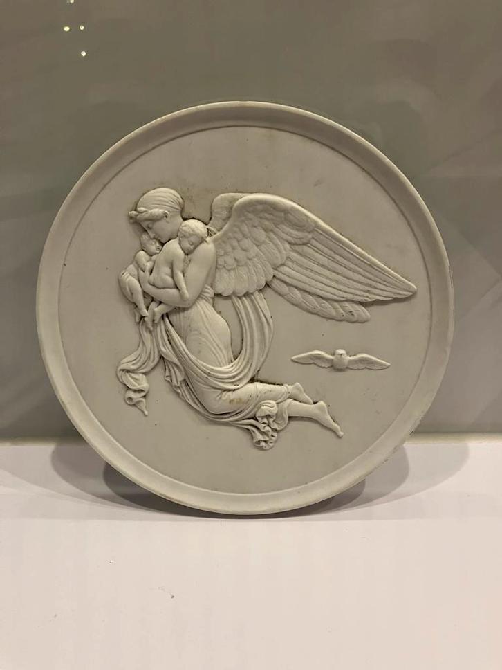 Royal Copenhagen Plaquette Engel met Kinderen, Antiek en Kunst, Antiek | Wandborden en Tegels, Ophalen of Verzenden