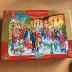 Leuke kerstpuzzel winterwonderland van Gibsons, Ophalen of Verzenden, 500 t/m 1500 stukjes, Zo goed als nieuw