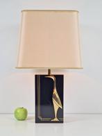 Vintage tafellamp messing reiger flamingo Regency ‘70 lamp
