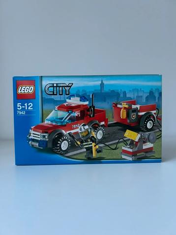 Lego 7942 - Lego City Brandweerwagen - *NIEUW* beschikbaar voor biedingen