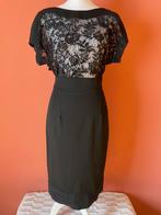 Mango zwarte jurk met kant details maat 38, Maat 38/40 (M), Mango, Verzenden, Zwart