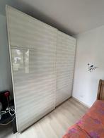 kledingkast met glazen schuifdeuren, Huis en Inrichting, Kasten | Kledingkasten, 200 cm of meer, 150 tot 200 cm, Met hangruimte