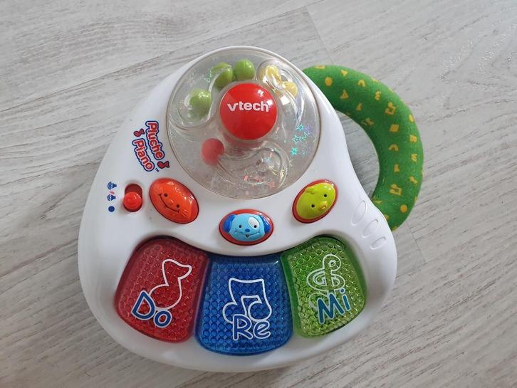 VTech Pluche Piano speelgoed, Kinderen en Baby's, Speelgoed | Vtech, Zo goed als nieuw, 6 maanden tot 2 jaar, Ophalen of Verzenden