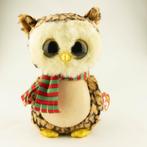 Wise de uil knuffel van het merk Ty Beanie Boo kerst, Overige typen, Ophalen of Verzenden, Zo goed als nieuw, Ty