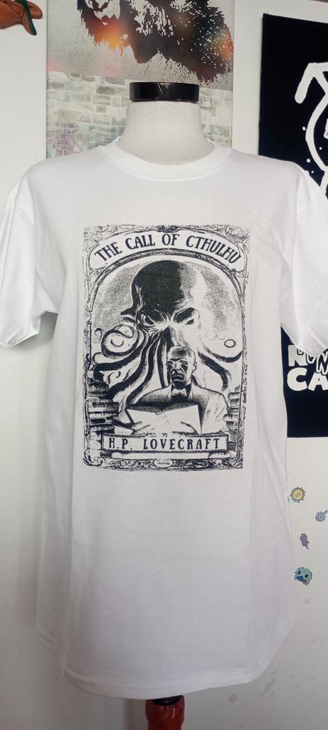 The Call of Cthulhu, Kleding | Heren, T-shirts, Nieuw, Maat 48/50 (M), Wit, Ophalen of Verzenden