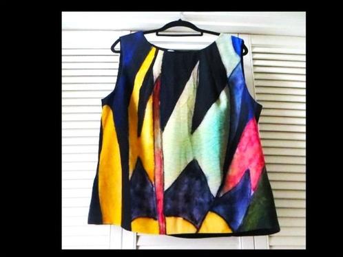 Prachtige Kleurrijke Blouse van STEPS / Art Collection M/46!, Kleding | Dames, Blouses en Tunieken, Zo goed als nieuw, Maat 46/48 (XL) of groter