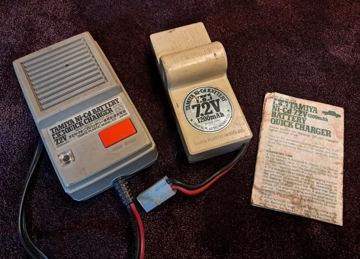 Tamiya Ni-Cd Batterij Quick Charger 7.2V - Vintage RC, Hobby en Vrije tijd, Modelbouw | Radiografisch | Auto's, Gebruikt, Onderdeel