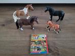 Setje Schleich: 3 paarden, 1 veulen, Ophalen of Verzenden, Zo goed als nieuw