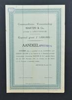 Martijn & Co.(Importeur / Ned.Indie) - 1899, Verzenden, Voor 1920, Aandeel