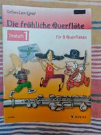Die fröliche Querflöte  trio boek 1, Muziek en Instrumenten, Bladmuziek, Ophalen of Verzenden, Les of Cursus, Klassiek, Dwarsfluit of Piccolo