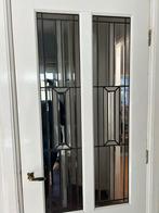 Jaren 30 binnendeur met glas, 82x212cm, Doe-het-zelf en Verbouw, Deuren en Horren, Ophalen, Gebruikt, 80 tot 100 cm, Binnendeur