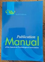 Publication Manual Of the American Psychological Association, Ophalen of Verzenden, Zo goed als nieuw