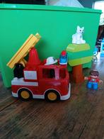 Duplo brandweerwagen, Kinderen en Baby's, Speelgoed | Duplo en Lego, Ophalen, Zo goed als nieuw, Complete set, Duplo