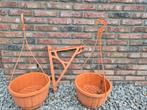 Hangpot met waterreservoir, Tuin en Terras, Bloembakken en Plantenbakken, Ophalen, Kunststof, Gebruikt, Rond