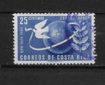 Costa Rica 1950 vogel, Verzenden, Gestempeld, Midden-Amerika