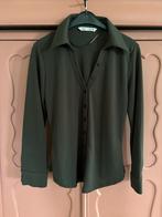 Zara donkergroene getailleerde blouse maat L, Kleding | Dames, Blouses en Tunieken, Zara, Maat 42/44 (L), Ophalen of Verzenden