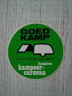 sticker GOED KAMP met het ANWB - maandblad Kampioen, Ophalen of Verzenden, Zo goed als nieuw, Bedrijf of Vereniging