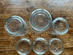 Vintage Weckpotten Set, Ophalen of Verzenden, Overige landen, Overige waardes, Setje