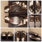 Aziatisch Houten Slippers/Schoentjes, Slippers, Verzenden, Zwart, Onbekend