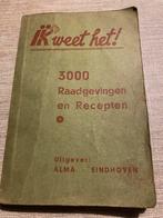 Oud kookboek 'Ik weet het!' - Recepten & Raadgevingen, Ophalen of Verzenden, Gelezen, Overige onderwerpen, Los deel