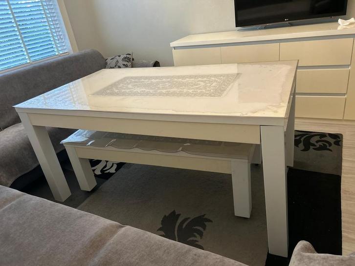 Eettafel + stoelen, Huis en Inrichting, Complete inboedels, Ophalen