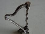 Miniatuur zilver DG10 harp muziek zilveren miniaturen, Antiek en Kunst, Antiek | Goud en Zilver, Zilver, Verzenden