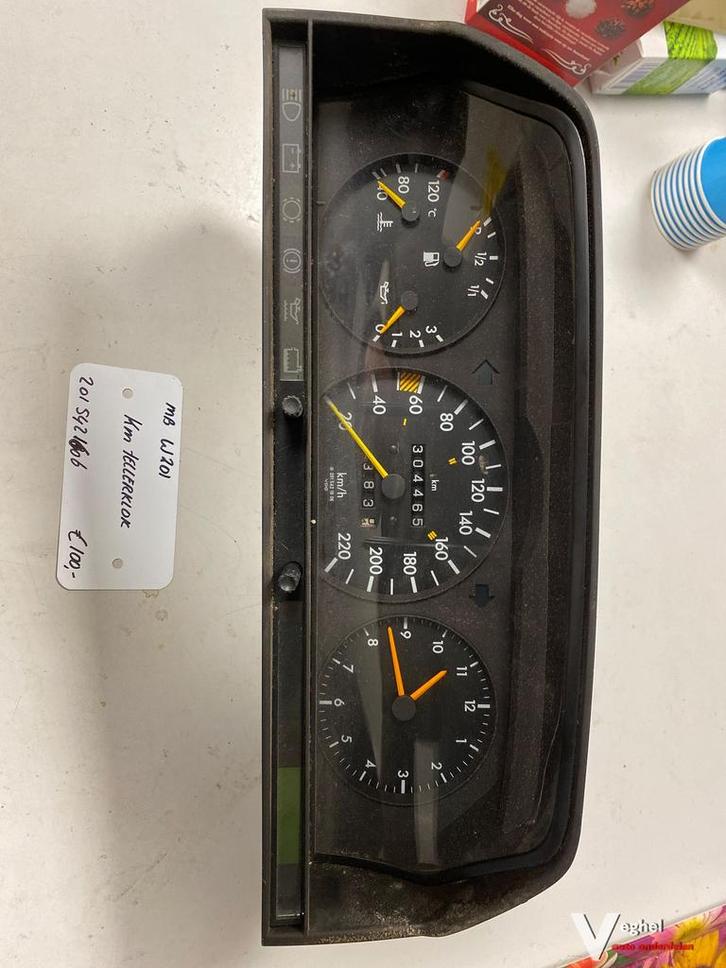 Mercedes W201 201 542 1606  Km Tellerklok, Auto-onderdelen, Dashboard en Schakelaars, Gebruikt, Ophalen of Verzenden