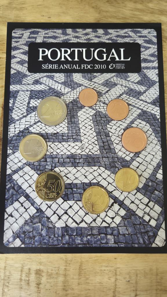 Portugal 2010, Postzegels en Munten, Munten | Europa | Euromunten, Setje, 2 euro, Portugal, Ophalen of Verzenden