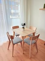 Ikea Eettafel + 4 Stoelen, Huis en Inrichting, Tafels | Eettafels, Ophalen, Kunststof, Vierkant, 50 tot 100 cm
