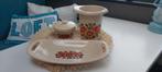 Leuke vintage emsa set bloem, Verzamelen, Retro, Ophalen of Verzenden, Huis en Inrichting