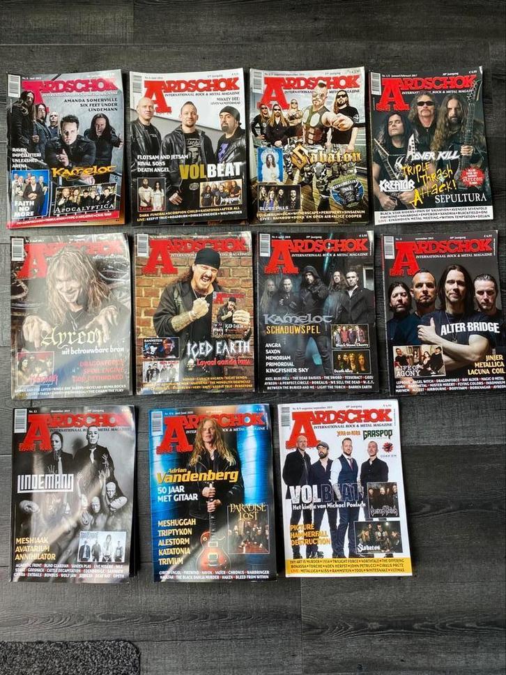 diverse aardschok 2015, 2016, 2017, 2018, 2019,2020 > €2,00, Verzamelen, Muziek, Artiesten en Beroemdheden, Gebruikt, Boek, Tijdschrift of Artikel