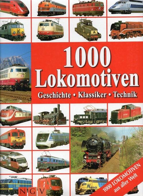 1000 lokomotiven, klassiker, technik, Verzamelen, Spoorwegen en Tramwegen, Zo goed als nieuw, Trein, Boek of Tijdschrift, Verzenden