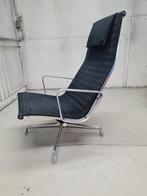 Mooie Eames Lounge Chair - Zwarte Stof, Ophalen, Gebruikt, Metaal, Zwart