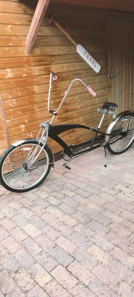 Custom Chopper Fiets, Fietsen en Brommers, Fietsen | Cruisers en Lowriders, Gebruikt, Heren, Chopper, Staal, 59 cm of meer, Ophalen of Verzenden