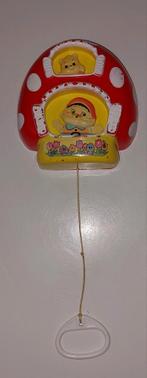 Vintage muziekdoos paddenstoel poppetje en beertje bewegen, Ophalen of Verzenden, Zo goed als nieuw