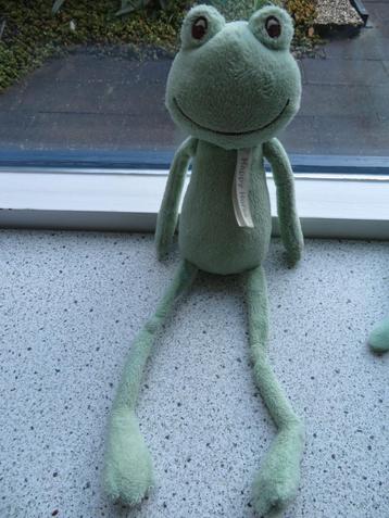 Kikker Frog Flavio merk Happy Horse zacht groen velours beschikbaar voor biedingen