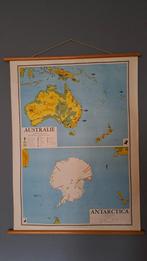 Schoolkaart Australië, Antiek en Kunst, Antiek | Schoolplaten, Aardrijkskunde, Ophalen