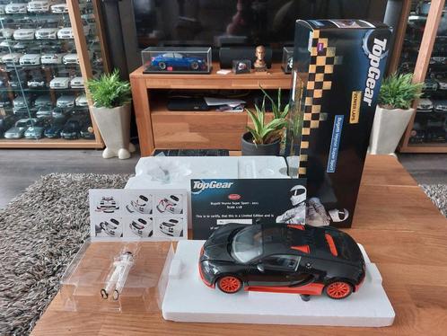 Minichamps 1/18 Bugatti veyron super sport Topgear 2011, Hobby en Vrije tijd, Modelauto's | 1:18, Zo goed als nieuw, Auto, MiniChamps