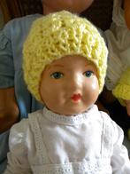 WILDEBRAS PAPIER MACHE MEISJE JAREN 50, Verzamelen, Poppen, Ophalen of Verzenden, Gebruikt, Pop