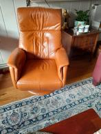 Mooie staopstoel leer prominent, Huis en Inrichting, Fauteuils, Minder dan 75 cm, Leer, Ophalen of Verzenden, Zo goed als nieuw
