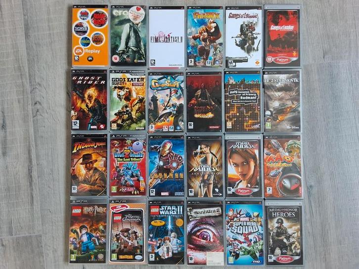 Psp games vanaf 10 games of meer 25% korting, Spelcomputers en Games, Games | Sony PlayStation Portable, Zo goed als nieuw, Avontuur en Actie