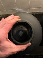 2x Glazen Vaas - Mat Zwart - 45cm Hoog, Huis en Inrichting, Woonaccessoires | Vazen, Zwart, Ophalen of Verzenden, Minder dan 50 cm