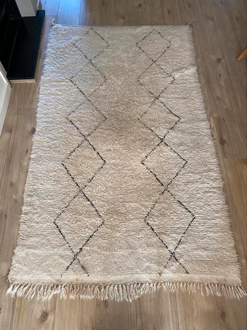 Authentiek Beni Ouarain kleed, Huis en Inrichting, Stoffering | Tapijten en Kleden, Gebruikt, 100 tot 150 cm, 200 cm of meer, Rechthoekig