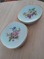 Gebaksbordjes met gouden randje., Antiek en Kunst, Ophalen