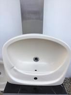 Wastafel met chiffon Villeroy en Boch en plancet, Ophalen of Verzenden, Zo goed als nieuw