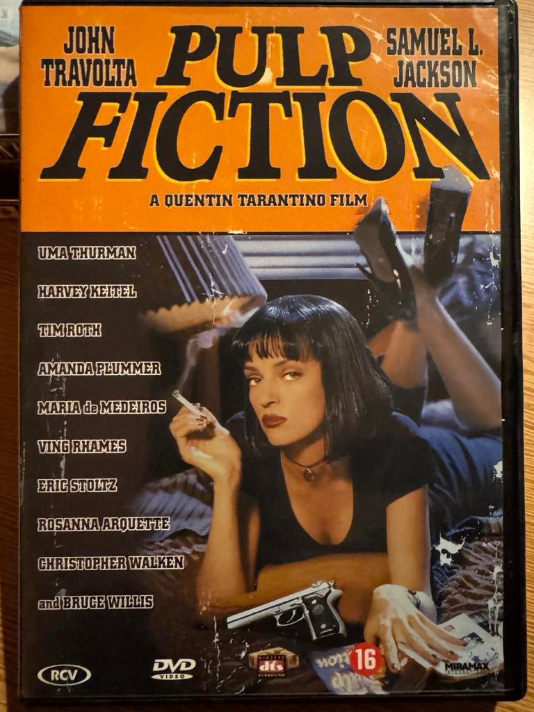 Pulp Fiction DVD - Quentin Tarantino Klassieker, Vanaf 16 jaar, Ophalen of Verzenden, Zo goed als nieuw, Actiekomedie