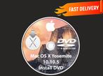 Installeer Mac OS X Yosemite 10.10.5 via DVD zonder USB OSX, Computers en Software, Besturingssoftware, Nieuw, MacOS, Ophalen of Verzenden