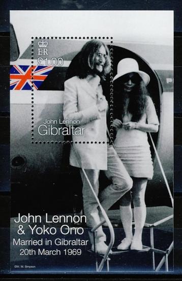 Gibraltar Blok 37 John Lennon 1999 postfris beschikbaar voor biedingen